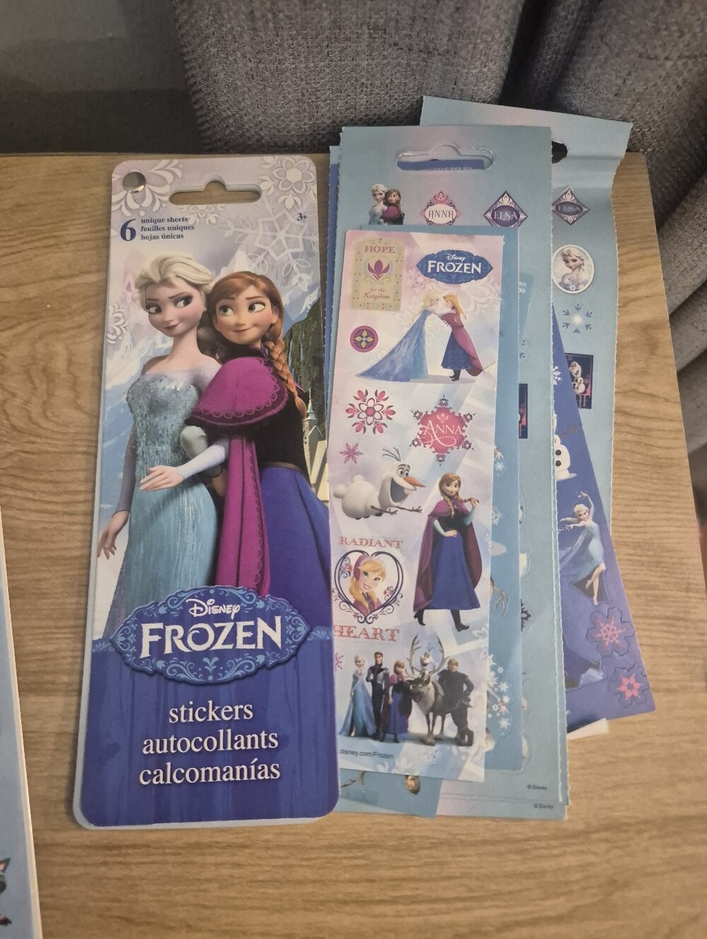 Disney Frozen Sticker Pack - Blue & Purple Party Favors